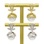 316 Stainless Steel Ear Piercing Jewellery 18mm Pearl Piercing Earrings