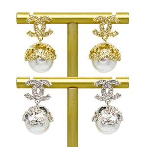 Quality 316 Stainless Steel Ear Piercing Jewellery 18mm Pearl Piercing Earrings wholesale