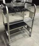 Aluminium Alloy H1100mm Smt Feeder Cart Fuji Spare Parts