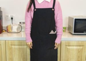 Quality Home Kitchen Cooking Apron , Canvas Cooking Apron With Adjustable Straps wholesale