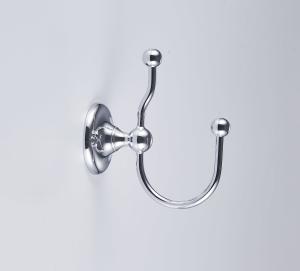 Quality Heavy Duty Robe Hook Brass Polished Chrome Finish Wall Mounted wholesale