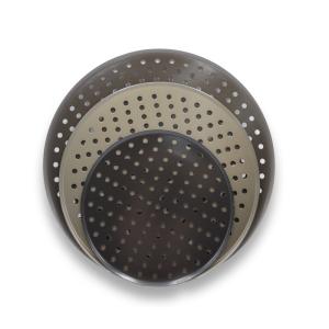 Quality RK Bakeware China-Pizza Hut 9 Inch 12 Inch 15 Inch Perforated Commercial Aluminum Pizza Pan Pizza Disk wholesale