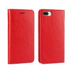 iPhone 8 Case, Genuine Leather Wallet Case Folio Flip Cover for iPhone 5/6/7/8/X