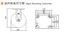 Heavy Duty Castors 200mm 8 Inch Swivel Caster With Brake 738-86A