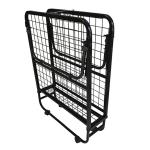 Metal Legs Cot Size Rollaway Bed for House and Hotel Space-Saving Design