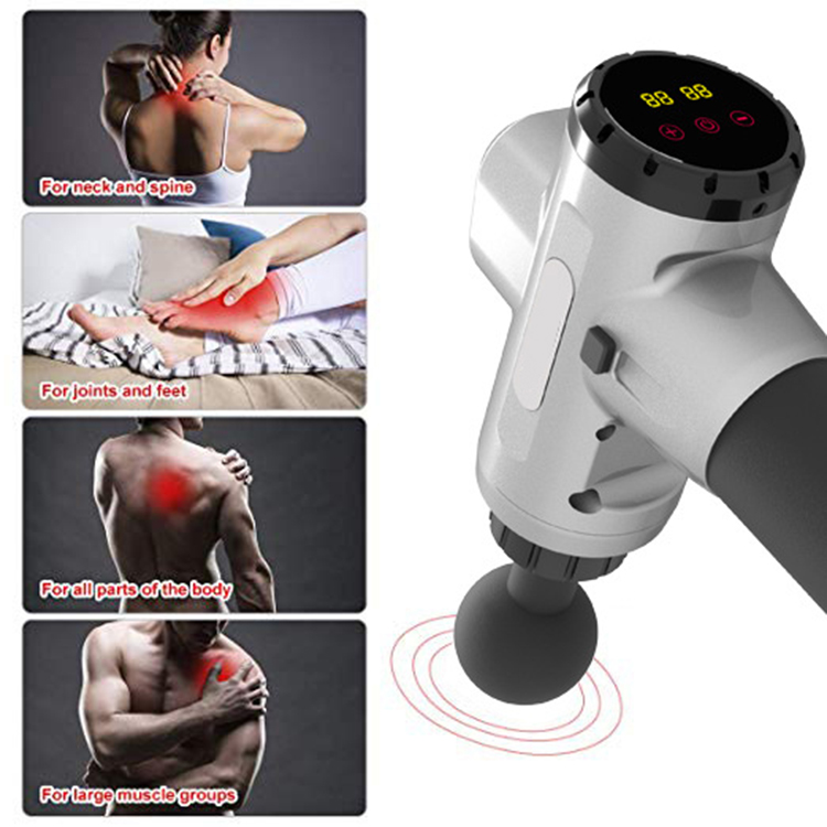 Mini Vibration Electric Headphones Deep Muscle Massage Gun Body Massager