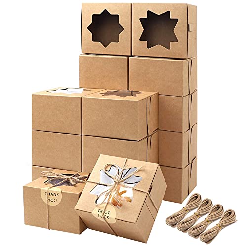 Customized Color 10x10x10 Square Cake Boxes for Packaging Desserts and Pastries