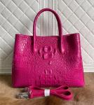 Exotic Crocodile Skin Women Totes Purse Authentic Alligator Leather Lady Large
