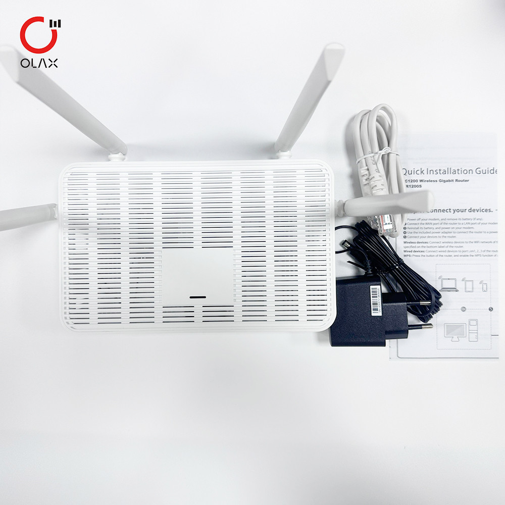 OLAX High Speed 1200Mbps 802.11AC WiFi5 1200M Wireless Router 4G LTE CPE modem for home office