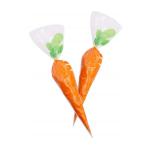 Cellophane Cone Sweet Bags With Carrot Design