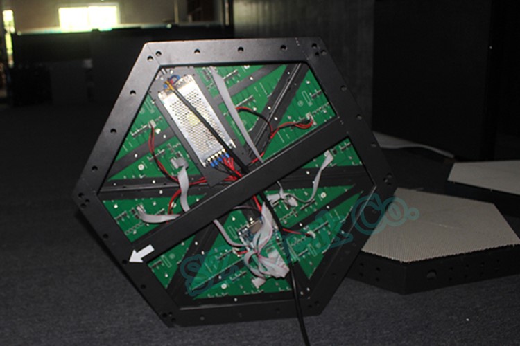 Customized creative led pixel P5 mm indoor Nightclub full color video led dj booth display panels for disco