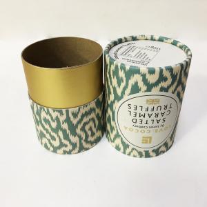 Quality Hot Foil Stamping Dia 130mm Cardboard Tube Food Packaging wholesale