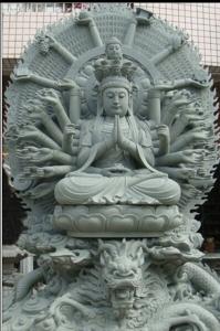 Quality Chinese Buddha Bluestone Carved Sitting Buddha Statue wholesale