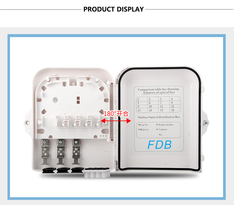 ABS 4Core 8Core 12Core 24Core 48Core Fiber Optic Splitter Terminal Box 12 Month