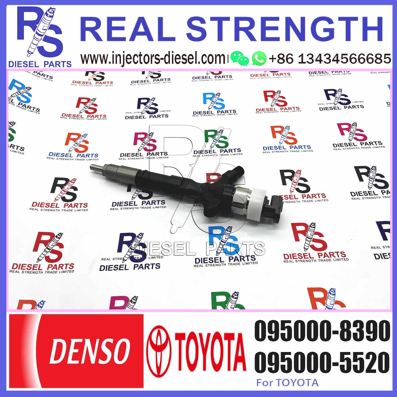 High Quality Diesel Fuel Injector Nozzle 23670-30280 Common Rail Injector 095000-8390