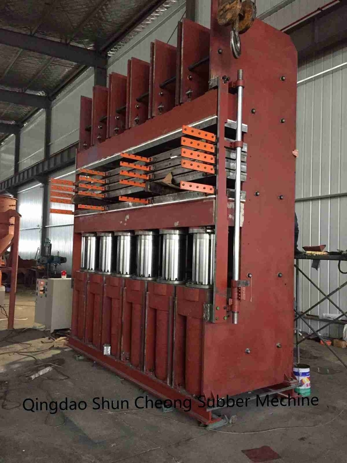 Hot Press Plate Tire Tread Vulcanizing Machine / Rubber Processing Machine