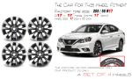 2015-2019 Nissan Sentra Replica Wheels Alloy Rim 62758 62730