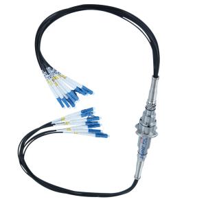 Quality Large Capacity Fiber Optic Rotary Joint 300rpm 4 Channel wholesale