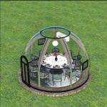 House Transparent Camping Hotel Prefabricated Dome for Camping Bubble House