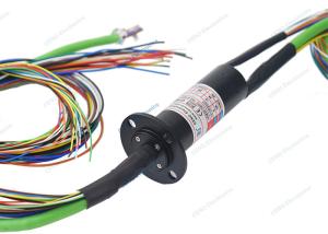 Quality Miniature 250rpm Ethernet Slip Ring Capsule Electrical Collector wholesale