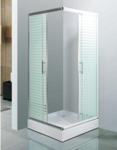 Quality ABS Tray 5mm Tempered Glass Bathroom Shower Enclosures 900x900x1950mm wholesale