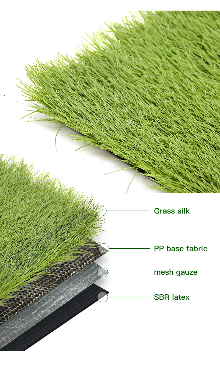 Wear-Resistant Football Grass Anti-Slip All-Season Great for Outdoor Training Grounds