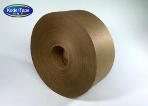 Quality Brown Color Kraft Paper Tape Applicated by Water , Kraft Adhesive Tape wholesale