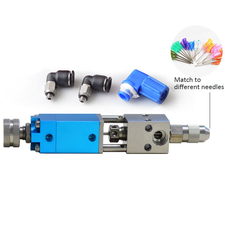 Double Acting Thimble Dispensing Valve Adjustable Micro Dispensing Valve