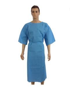 Quality Sleeveless Disposable Protective Gown Clinic Physical Hospital Patient Uniform wholesale
