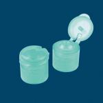 Transparent Screw Plastic Bottle Flip Top Non Spill Matte Aluminum Press