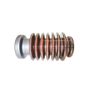 Quality Semi Conductive Porcelain Standoff Insulators OEM Height 210mm IEC 60168 wholesale