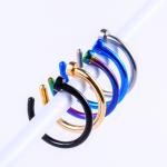 Medical Titanium Punk Clip On Fake Piercing Body Nose Lip Rings Unisex Nose Ring