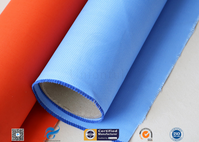 E-glass 0.5mm Silicone Coated Glass Cloth For Heat Insulation Cover