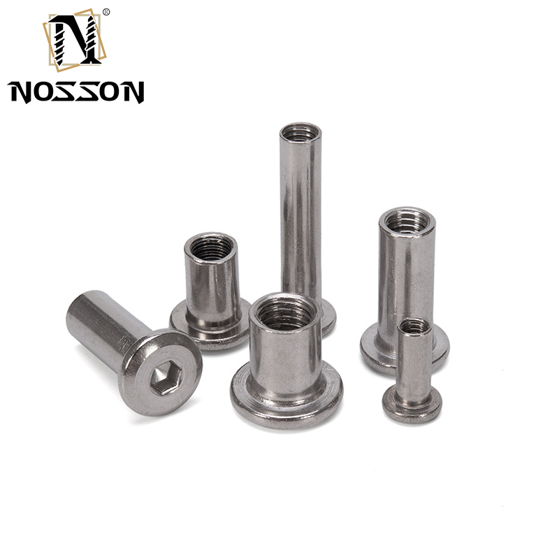 Customized Thread Size M5 M6 M8 M10 M12 Pan Head 304 Stainless Steel Male and Female Screws for Industrial Applications
