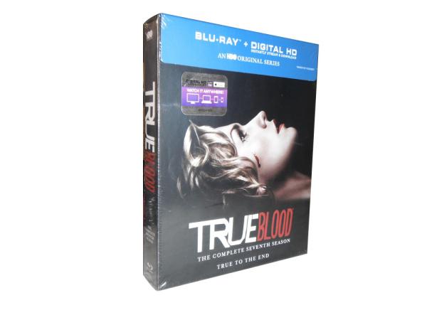 Hot sale blu-ray bluray boxset True blood Season 7 bluray 4disc new Video Region