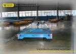 Blue Towed Cable Automated Guided Vehicles / Electric Transfer Cart 4t