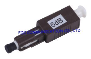Quality Male to Female MU multimode attenuator 0dB to 25dB metal housing For FTTX wholesale