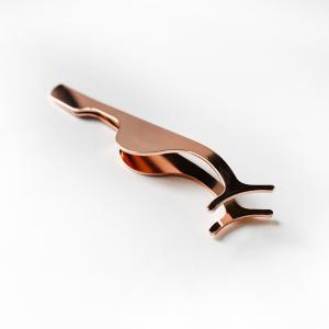 Quality Durable Beauty Makeup Tools Tweezers Type Rose Gold Color With OEM Services wholesale