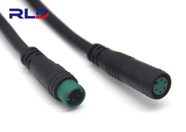 Small Size IP65 Electric Bike Connectors Male Female 2Pin Waterproof Cable
