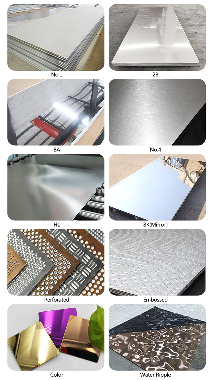 Asme Astm A240 316l Stainless Steel Sheet Plates Sa240 Uns S30400 Cold Rolled