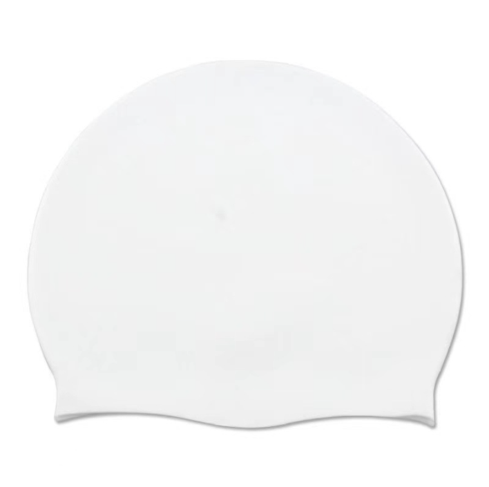 Professional Silicone Swimming Cap with Colored Silkscreen Printing and Moulding Service