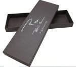 Custom knot tie flat color paper box kraft bowtie packaging paper box tie gift