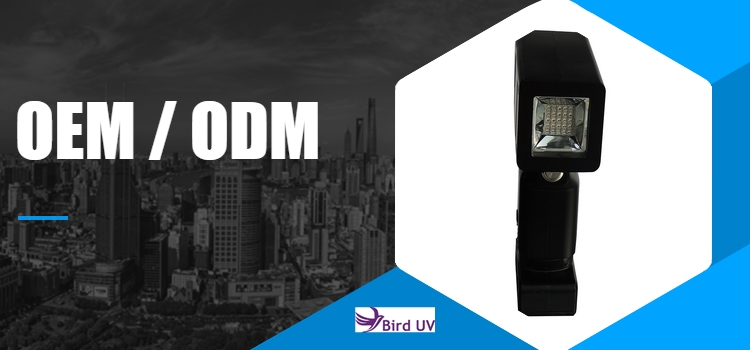 Black Household PUV-002 100mW/Cm2 265NM UVC LED Lamp