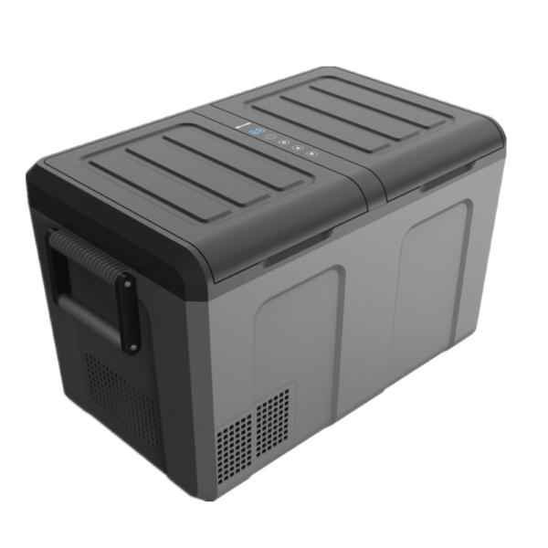 55L Integrated Camping Car Mounted Refrigerator Dual Room Car Fridge Refrigerato