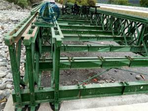 Quality Reliability Bailey Suspension Bridge , Temporary Steel Bridge High Pressures wholesale