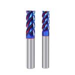 Nano Coating Steel Milling Cutter Tungsten Carbide For Heat Treated Steel