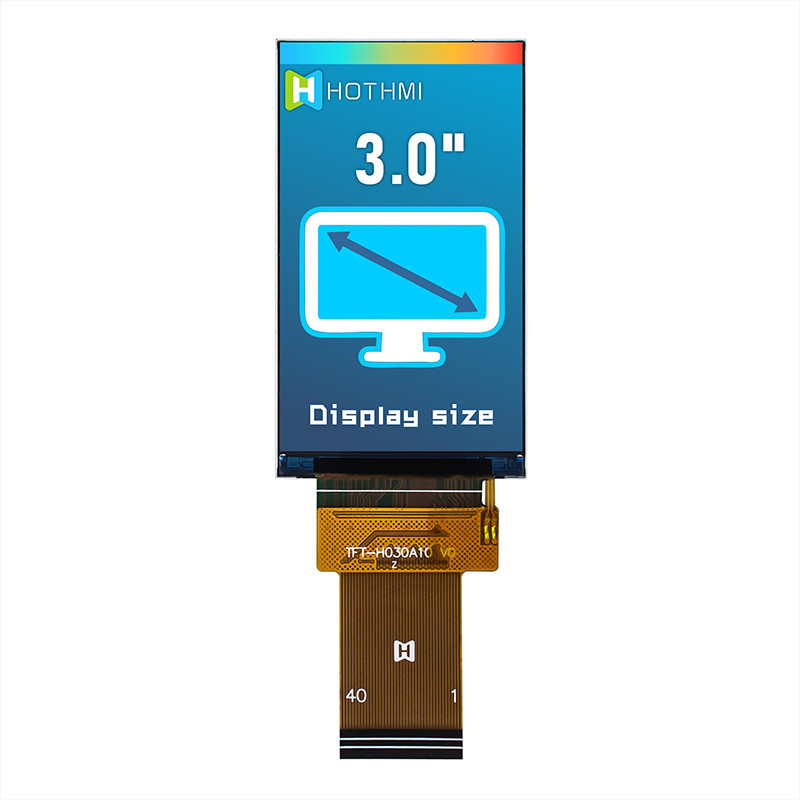 3.0 Inch IPS 480x854 Wide Temperature TFT Display Panel ST7703 For Industrial Computer