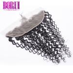Kinky Curly Peruvian Human Hair Lace Frontal 13x4 With Baby Hair Fashion