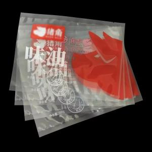 Quality Custom Printed Three Side Seal Bag Nylon Frozen Food Saver Plastic Vacuum Seal Bag For Meat Food wholesale
