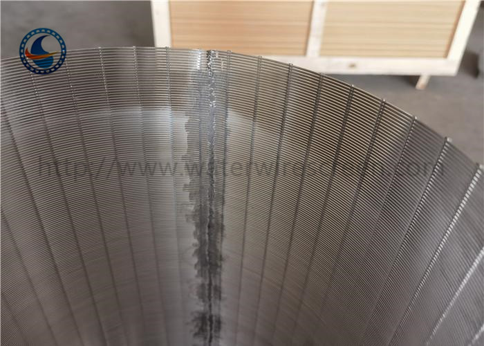 Ss 304 316l 321 Johnson Vee Wire Screen For Inner Filter Equipment